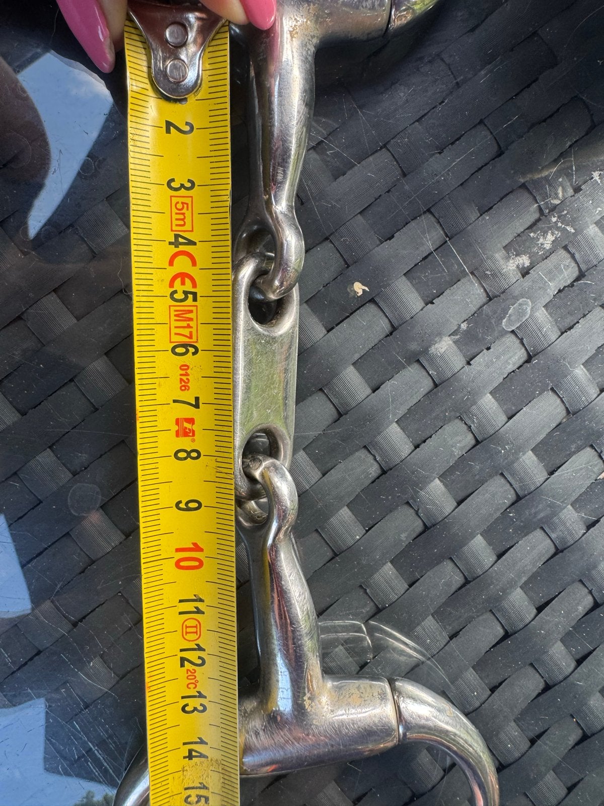 Dubbel gebroken bit, Ophalen of Verzenden, Gebruikt, Dressuur