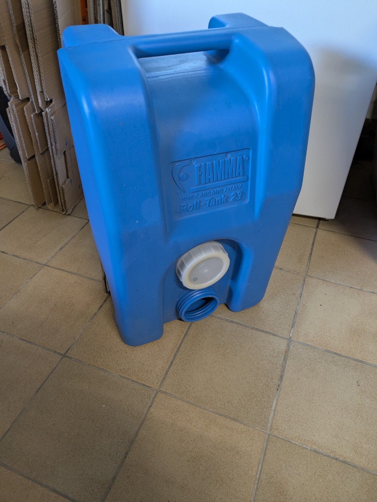 Watertank, Ophalen