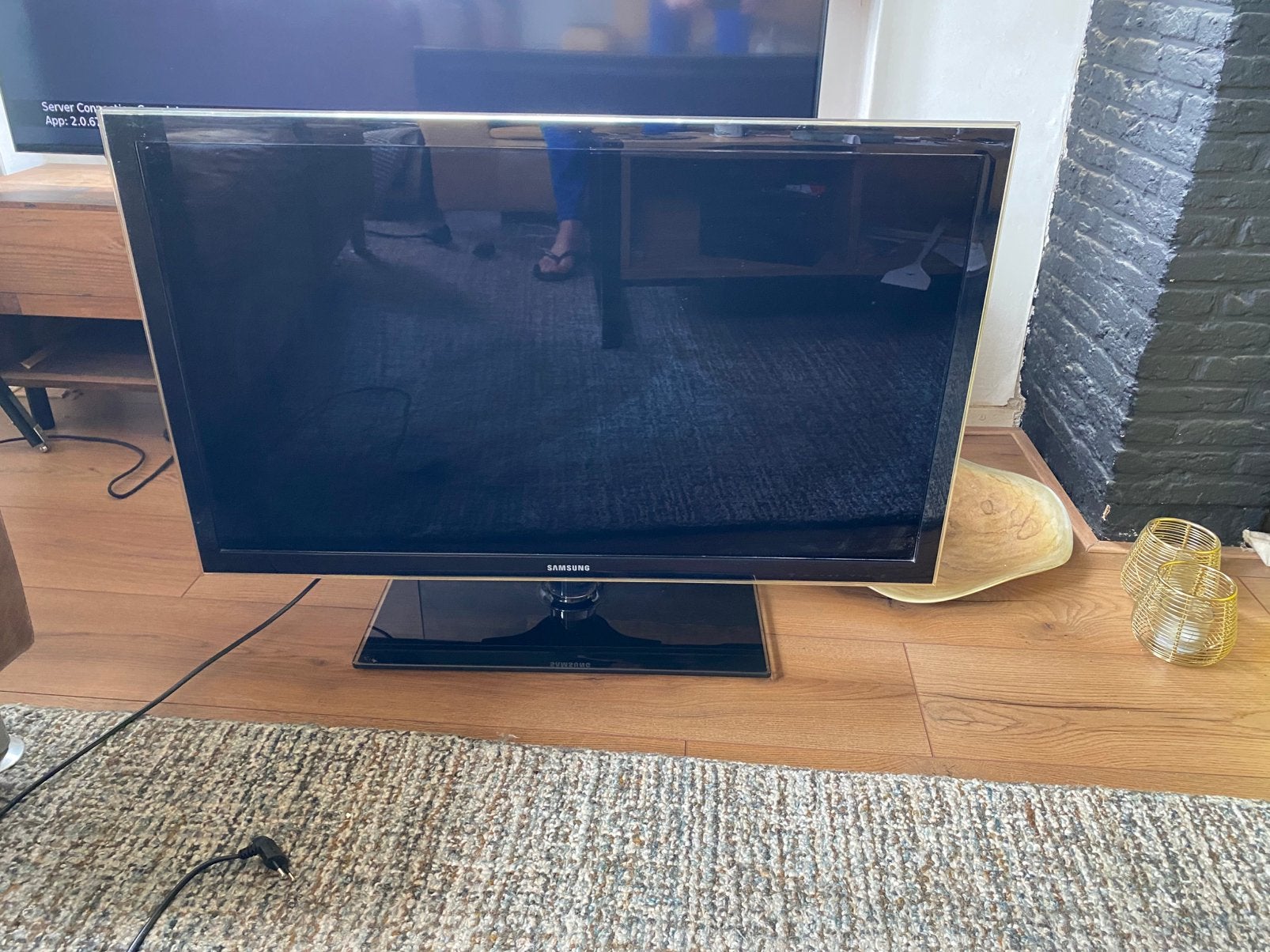 Samsung tv 94 cm, Ophalen, Gebruikt, 50 Hz, 80 tot 100 cm