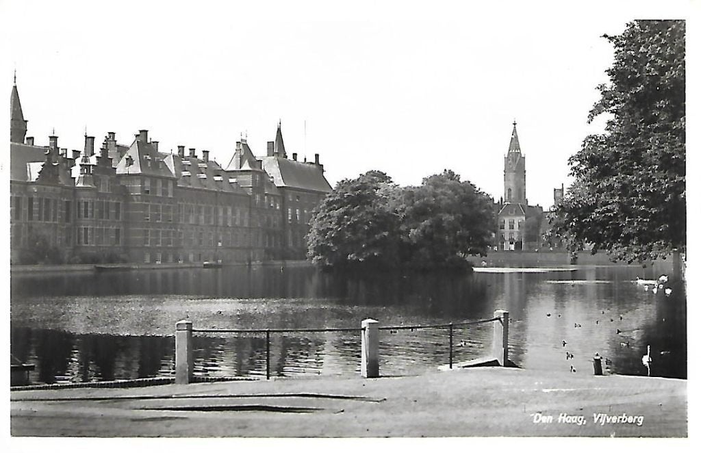 Den Haag- -Vijverberg., Verzenden, 1940 tot 1960, Gelopen, Zuid-Holland