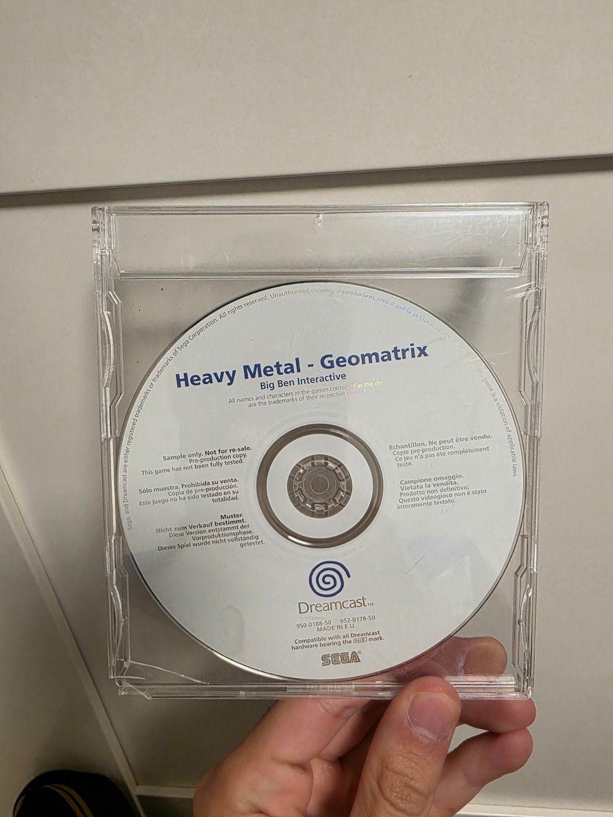 Heavy Metal - Geomatrix (Dreamcast) - Sample, Niet te koop, Ophalen of Verzenden, Gebruikt, Avontuur en Actie, Saturn of Dreamcast