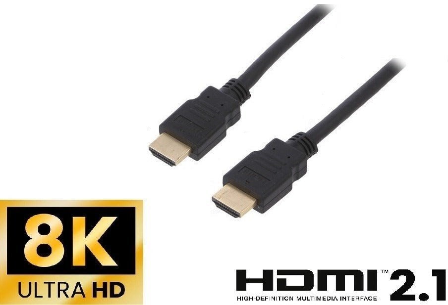 HDMI 2.1 kabel - 1 meter - 8K, Audio, Tv en Foto, Audiokabels en Televisiekabels, Ophalen of Verzenden, Gebruikt, Minder dan 2 meter