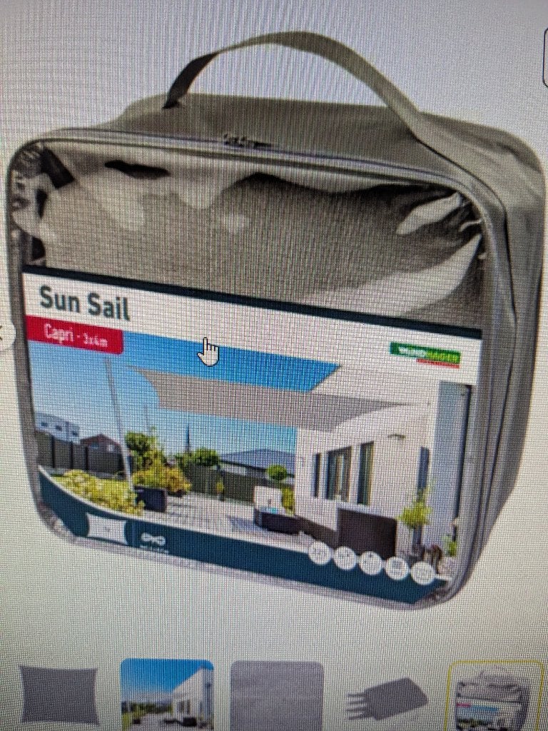 windhager schaduwdoek Capri, Tuin en Terras, Ophalen, Gebruikt