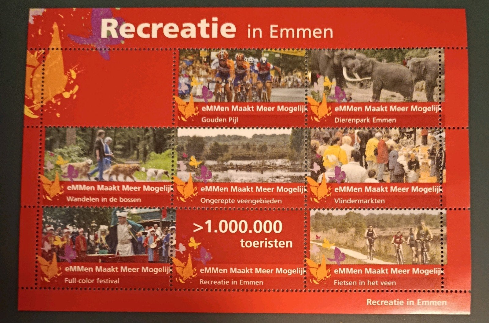 Promotie zegels EMMEN - 2096, Ophalen of Verzenden, Na 1940, Postfris
