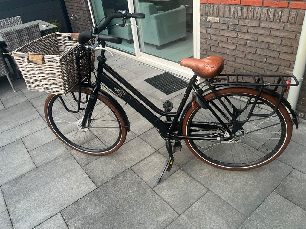 BSP La Dolce Vita moederfiets met mandje, Fietsen en Brommers, Fietsen | Dames | Moederfietsen, Dubbele standaard, 0 zitjes, Trommelrem