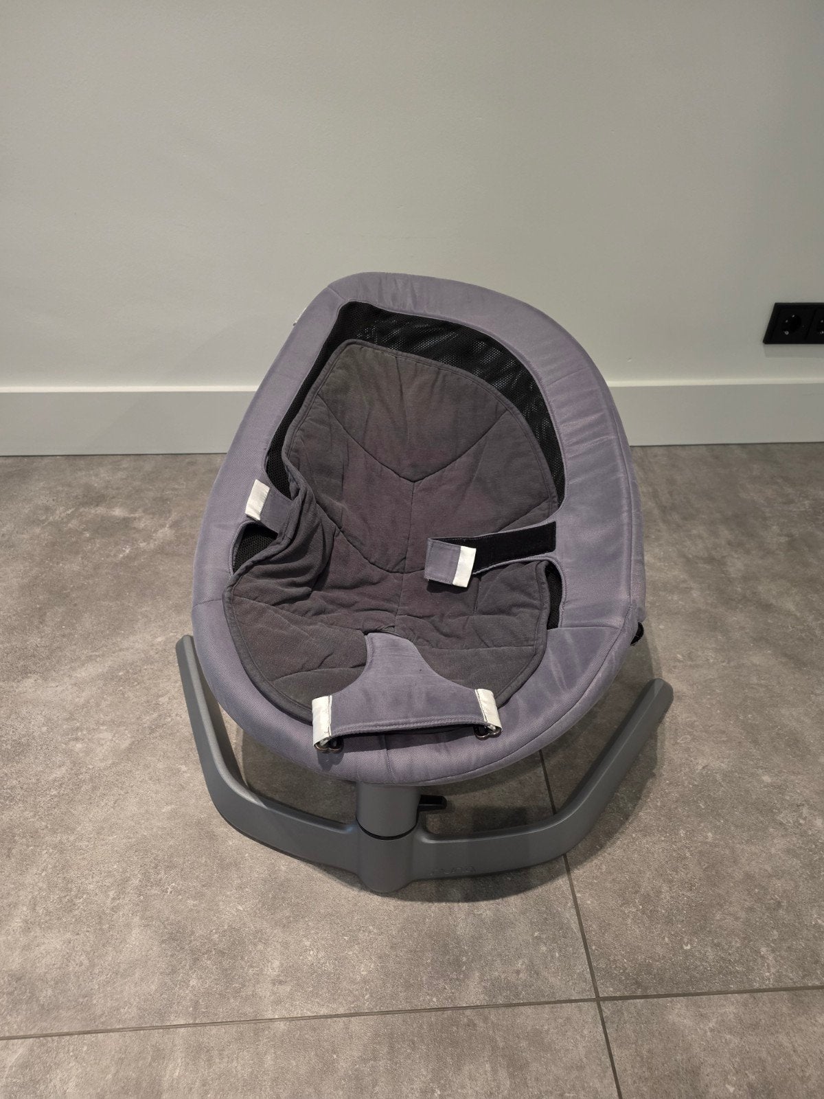 Stokke Steps Bouncer - Grijs, wieg, baby stoel, kind stoel, Ophalen of Verzenden, Zo goed als nieuw
