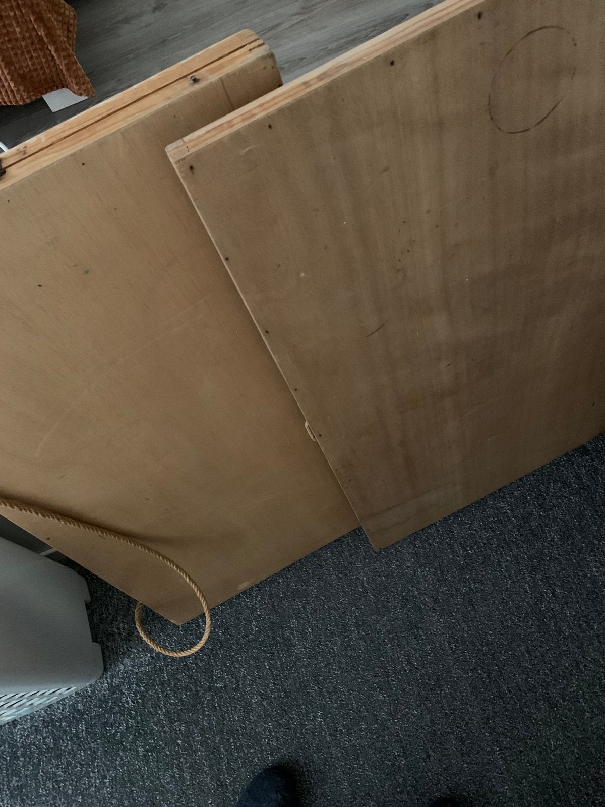 houten inklapbare behangtafel, Ophalen, Zo goed als nieuw