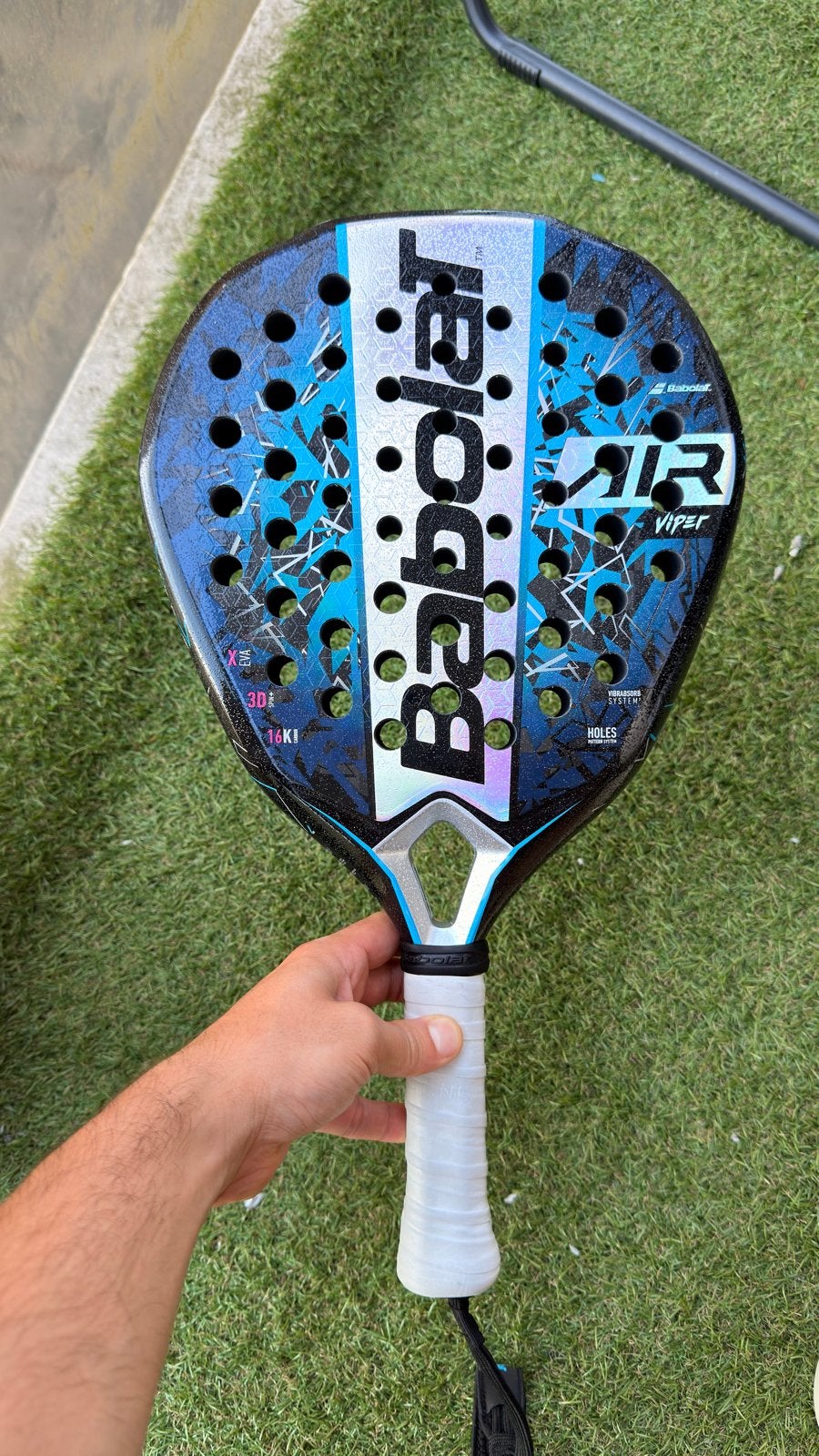 Babolat Air Viper 2025 - Zo goed als nieuw, licht & krachtig, Sport en Fitness, Padel, Ophalen of Verzenden, Zo goed als nieuw