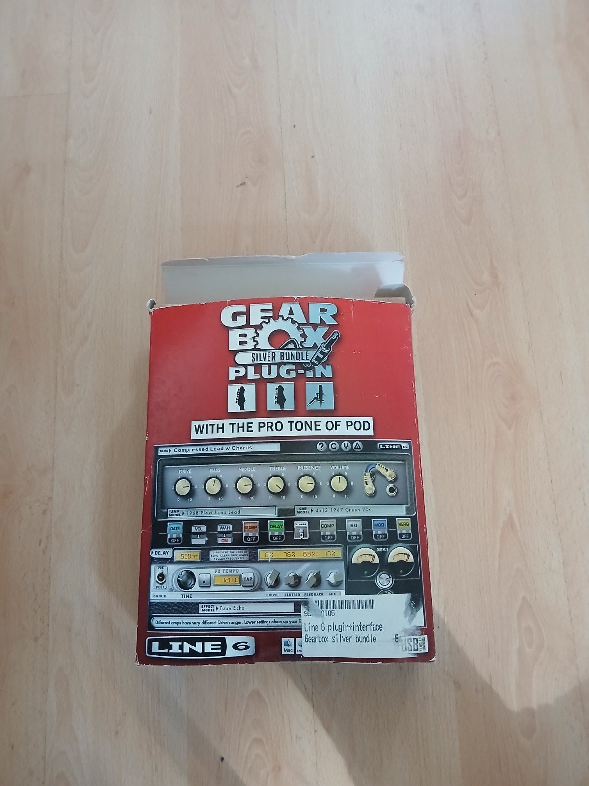 Line 6 GearBox Silver Bundle Plug-In Interface, Ophalen of Verzenden, Zo goed als nieuw, Multi-effect