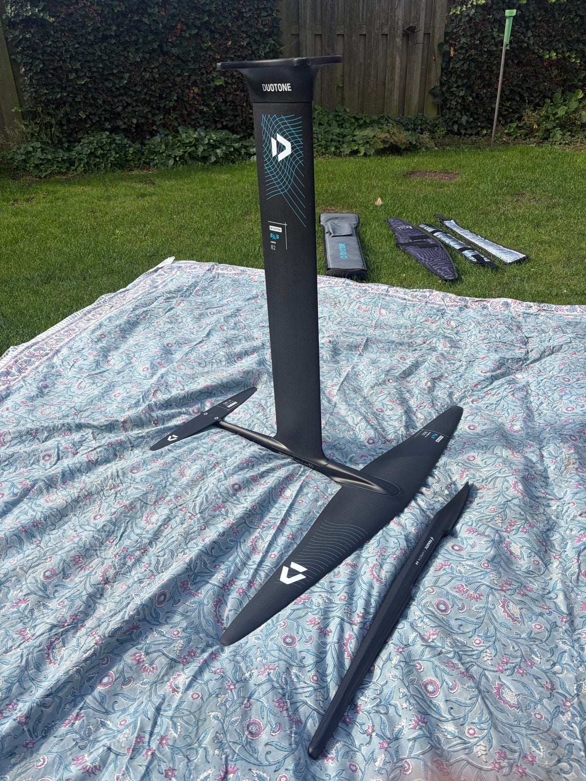 Duotone Foil Set (900 glide, 82 mast, 60 fuse, H185 stab), Ophalen of Verzenden, Zo goed als nieuw, Wingsurf-hydrofoil