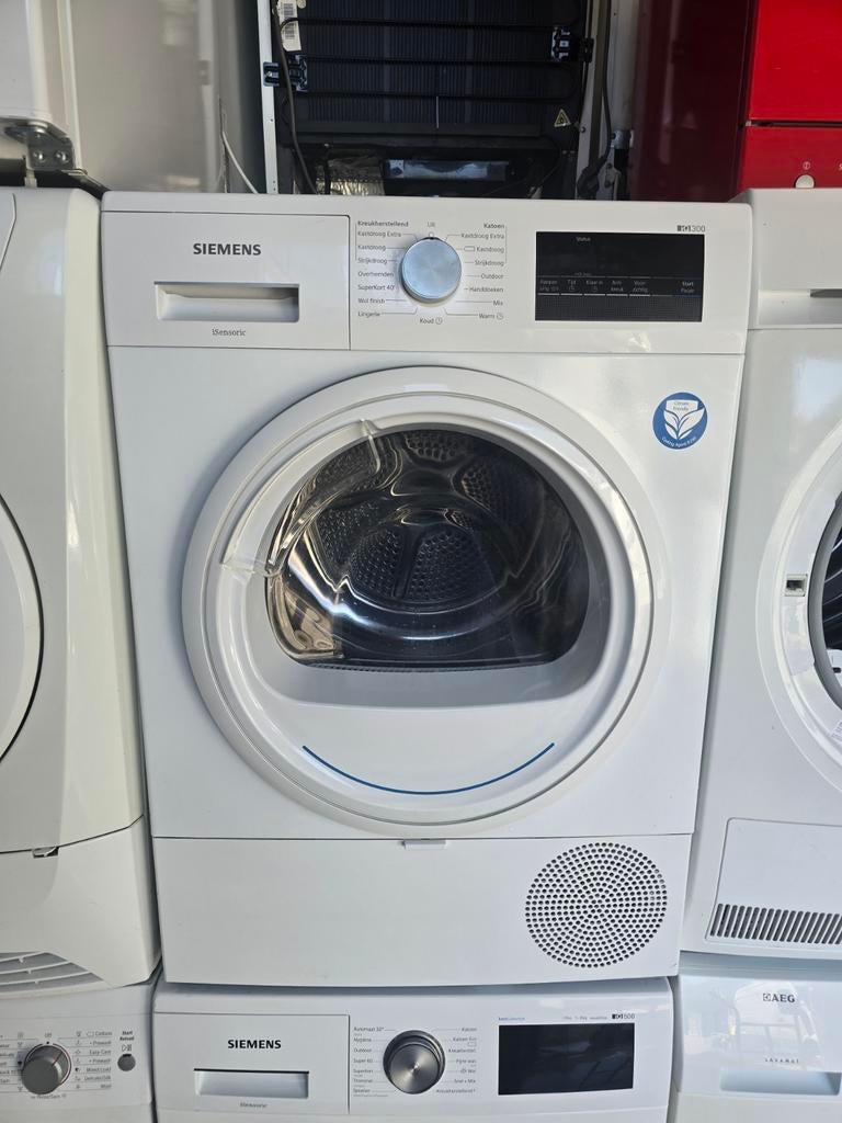 Prachtige ruime Siemens iQ300 warmtepompdroger! Garantie!🚚✅, 6 tot 8 kg, Siemens, Anti-kreukfase, Ophalen of Verzenden