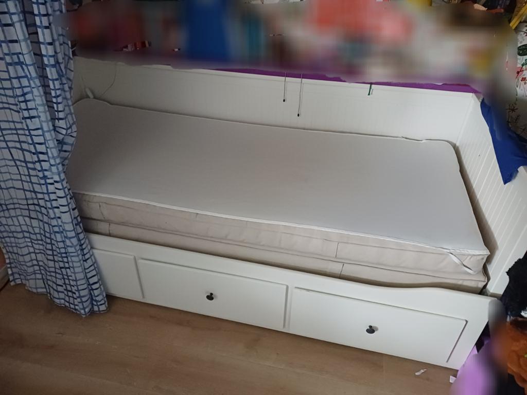 2 VANNAREID matrassen, Huis en Inrichting, Slaapkamer | Matrassen en Bedbodems, Ophalen, Zo goed als nieuw, Eenpersoons, 80 cm