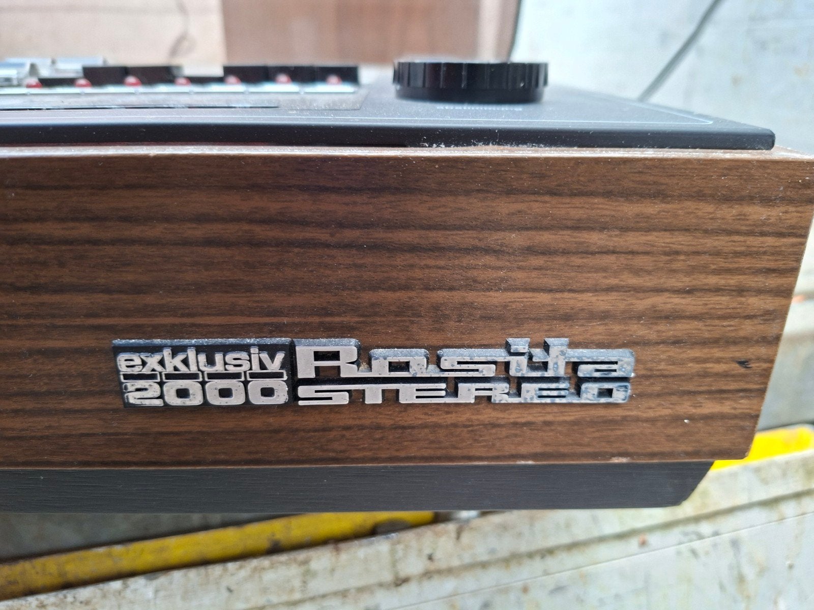 Vintage Rosita 2000 Exklusiv Stereo Set met Dual 1222, Ophalen, Niet werkend, Platenspeler, Dual