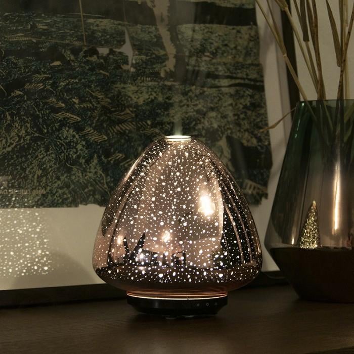 Chi aroma diffuser Space, Huis en Inrichting, Ophalen, Zo goed als nieuw, Goud, Glas