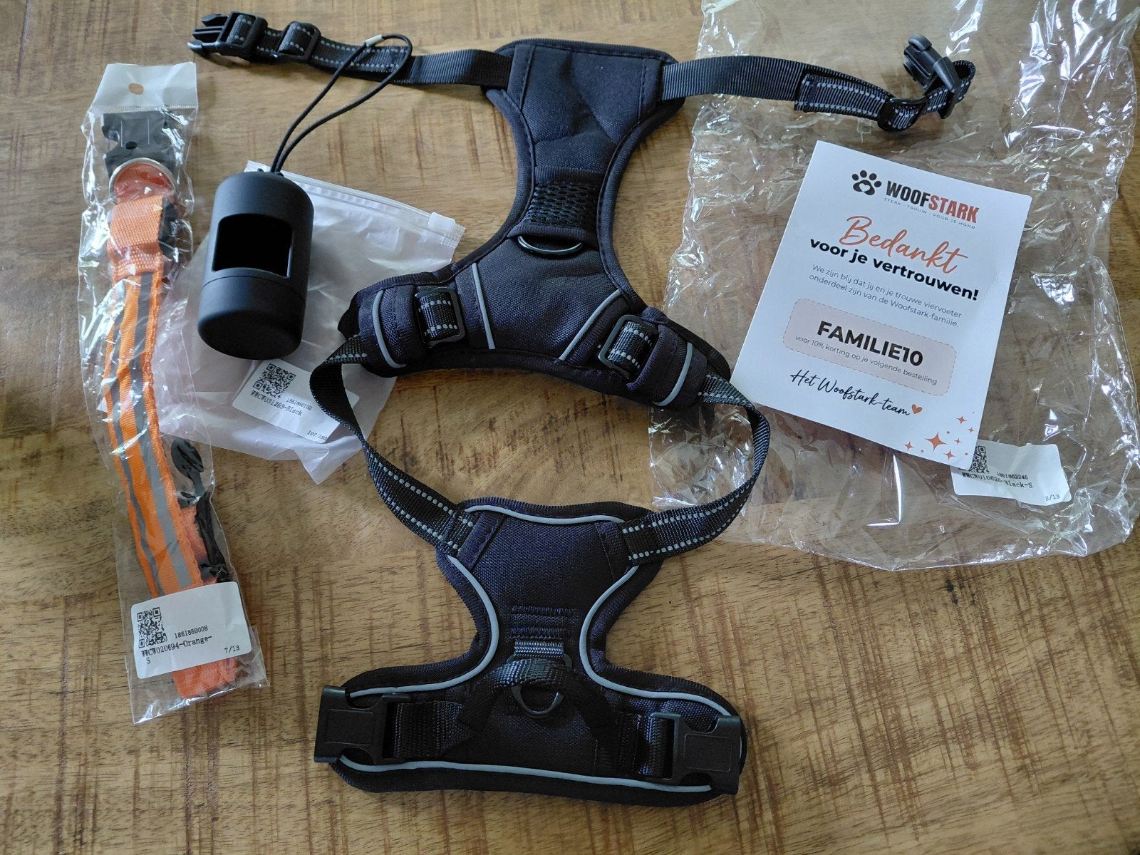 Nieuw: Woof Stark anti-trek harnas / tuig maat S, Dieren en Toebehoren, Ophalen of Verzenden, Nieuw