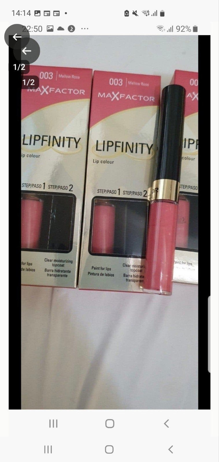 5 stuks Max Factor Lipfinity zonder topcoat Lippenstift - 00, Verzenden, Nieuw, Roze, Lippen