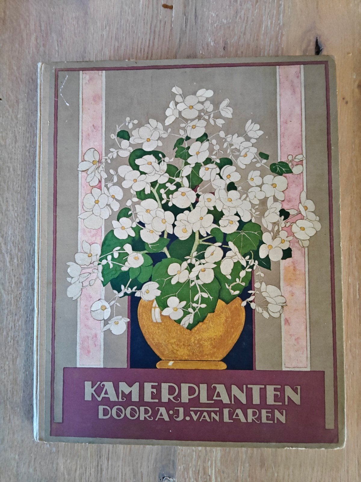 Kamerplanten door A.J. van Laren. Uitgave Verkade., Ophalen of Verzenden, Gelezen
