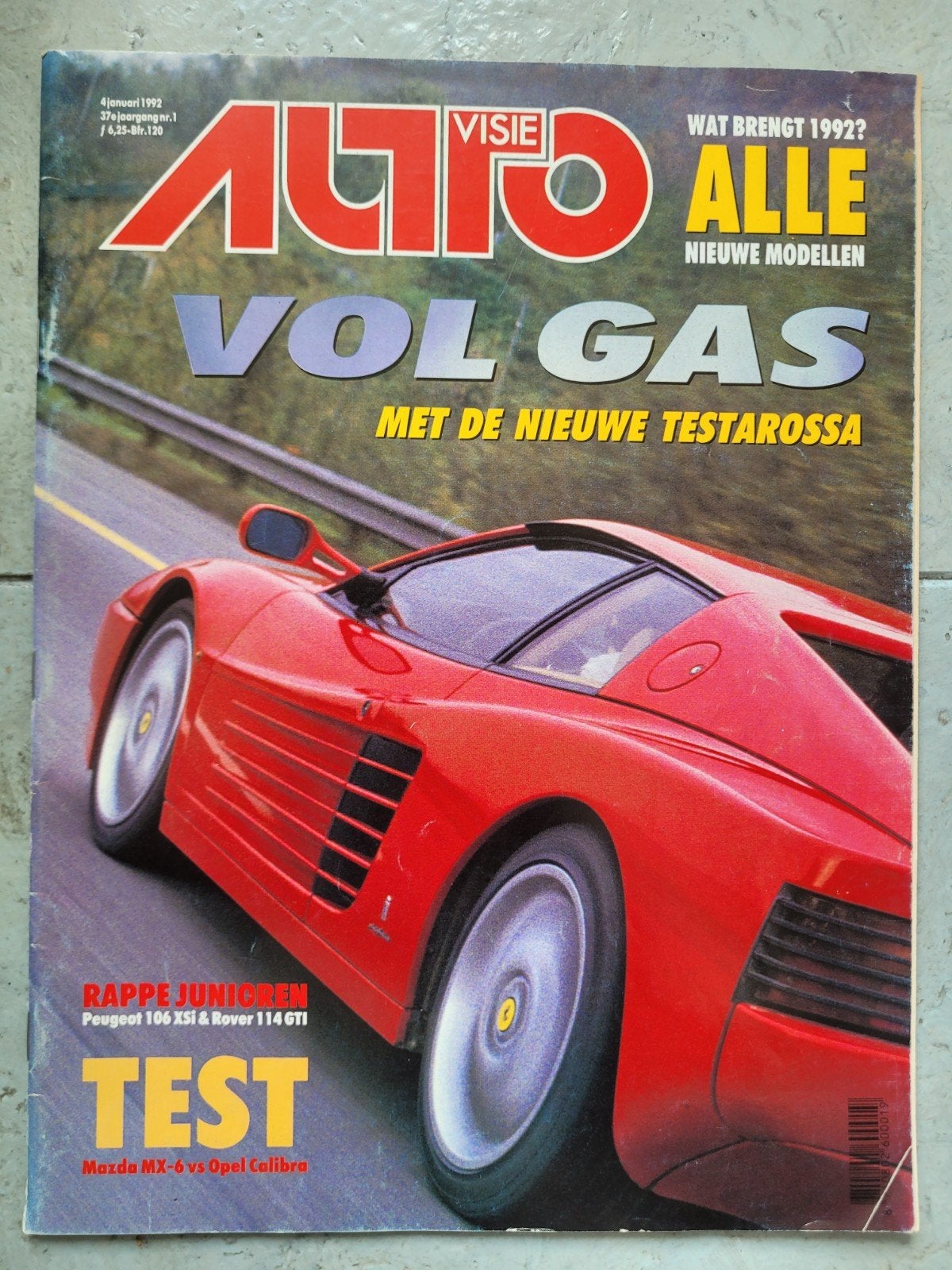 Autovisie nr 1 van 1992, Verzenden, Gelezen, Algemeen