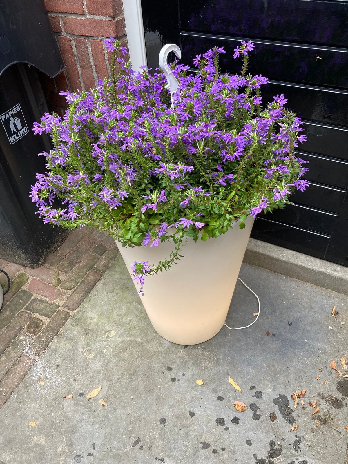 Verlichte bloempot, Kunststof, Minder dan 30 cm, Rond, Ophalen of Verzenden
