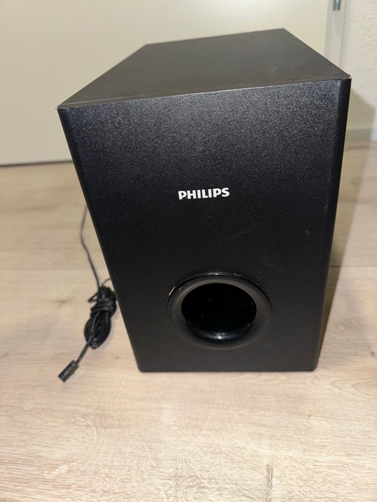 Philips Subwoofer Speaker HTL2153B/HTL2163B, Audio, Tv en Foto, Luidsprekers, Philips, Gebruikt, Subwoofer, Ophalen of Verzenden
