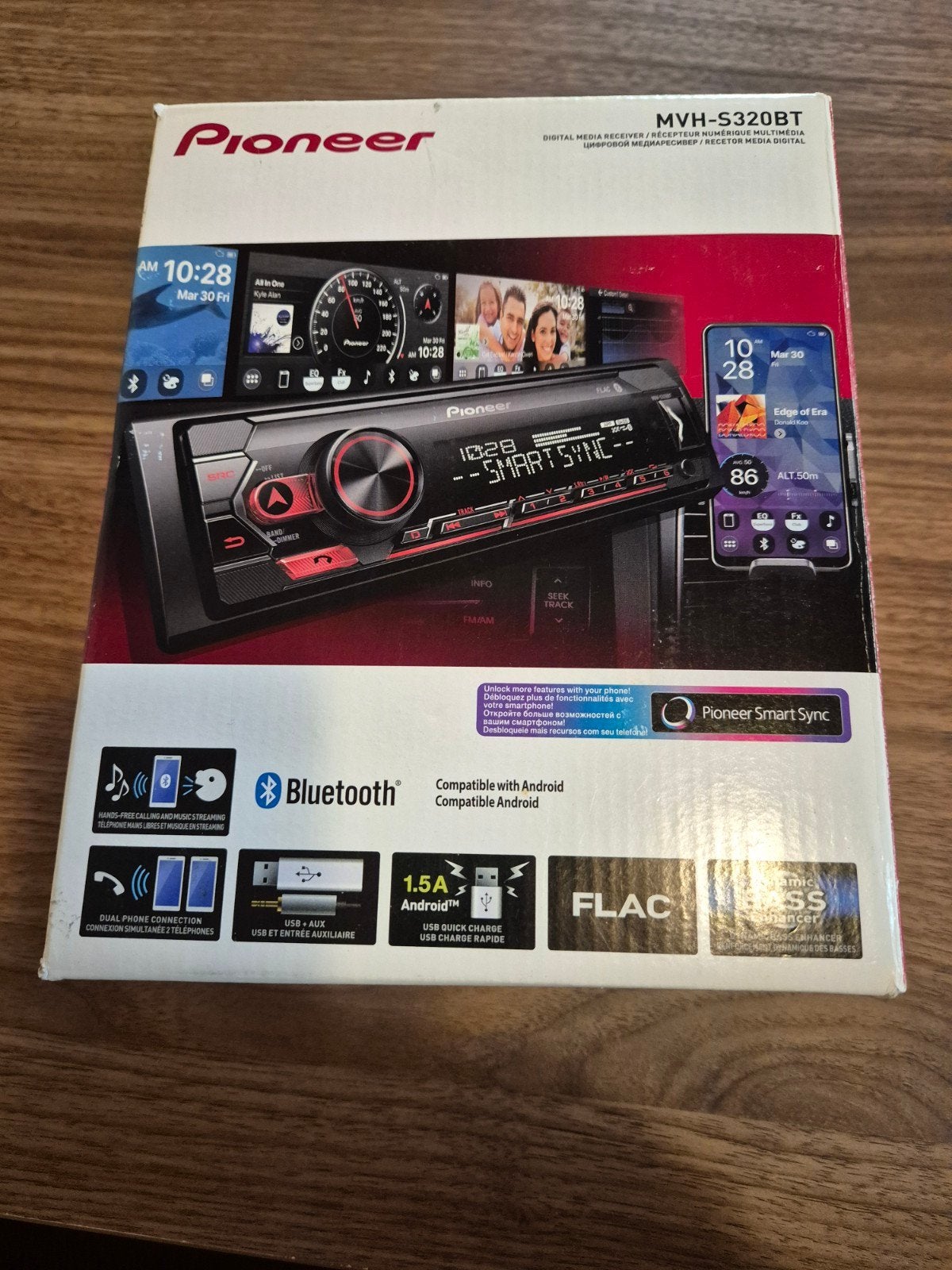 Pioneer MVH-S320BT (autoradio), Ophalen, Gebruikt