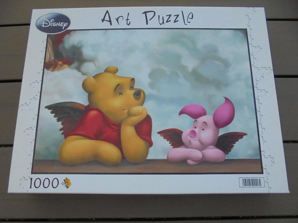 Puzzel Winnie de Pooh en Knorretje, Ophalen of Verzenden, 500 t/m 1500 stukjes, Zo goed als nieuw, Legpuzzel
