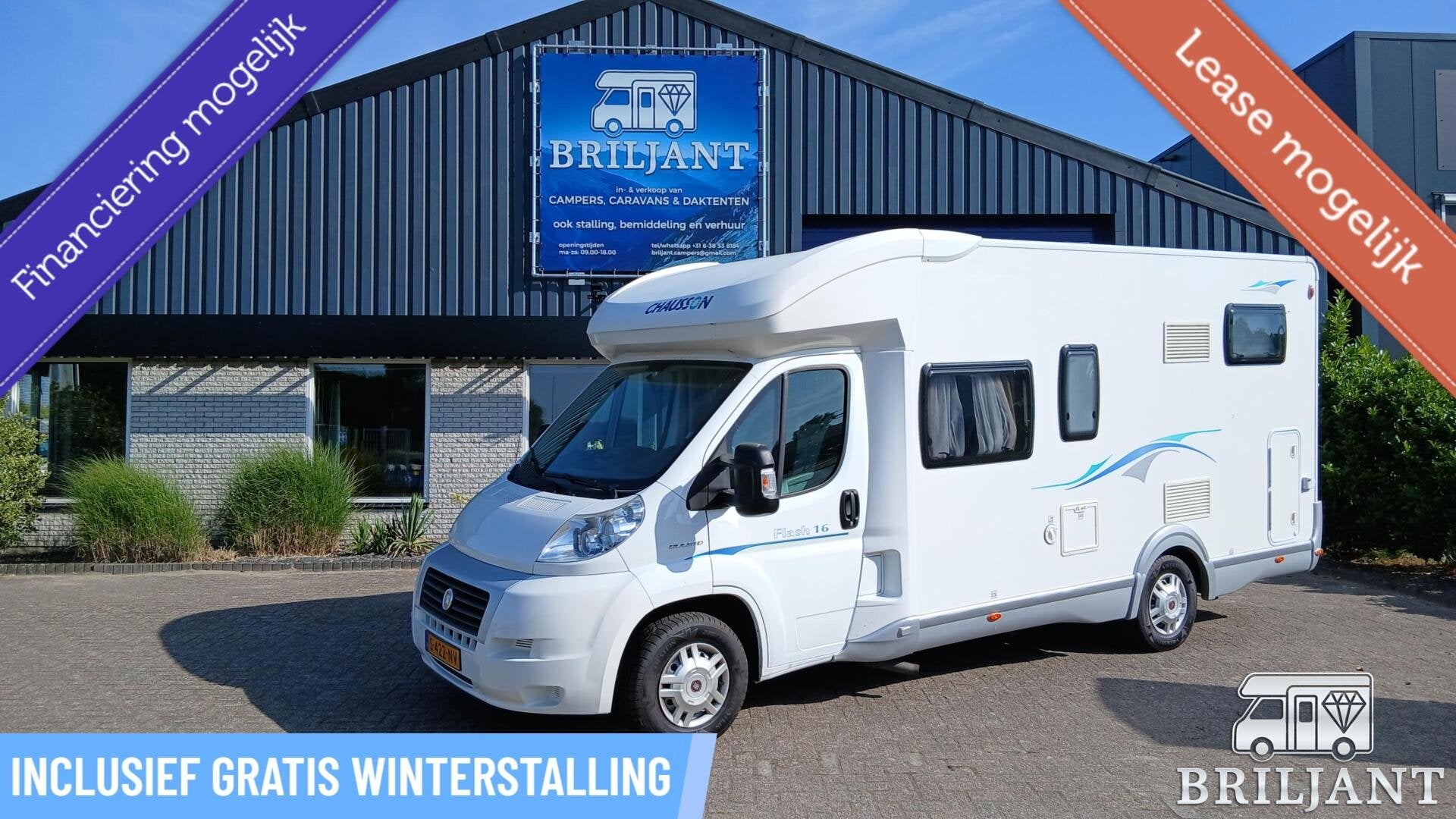 Chausson FLASH 16... 2011 dwarsbed/hefbed, Elektrische ramen, Diesel, Airconditioning, Half-integraal