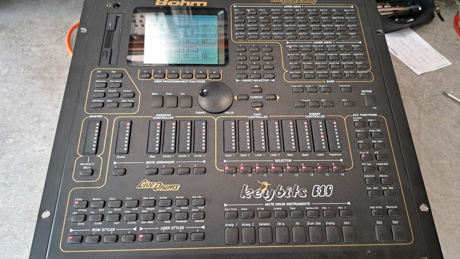Bohm Keybits E19, Muziek en Instrumenten, Ophalen, Gebruikt, 2 klavieren, Overige typen