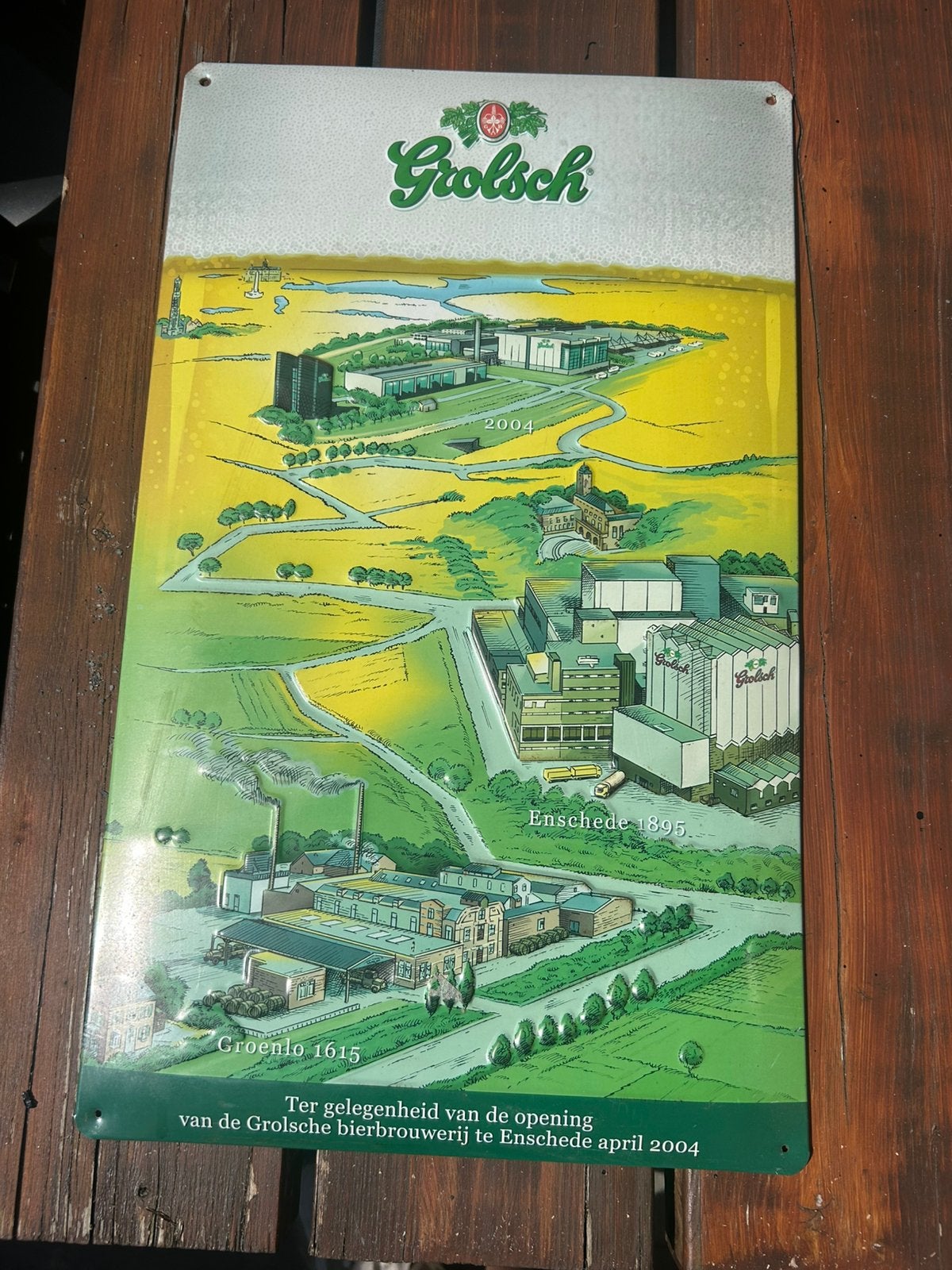 Grolsch bord, Ophalen, Zo goed als nieuw, Overige merken