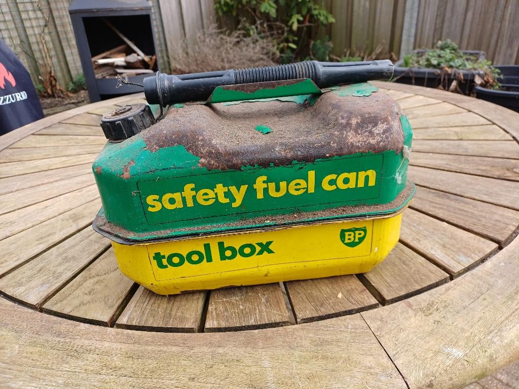 Leuke BP Toolbox-FuelCan, Ophalen of Verzenden, Gebruikt