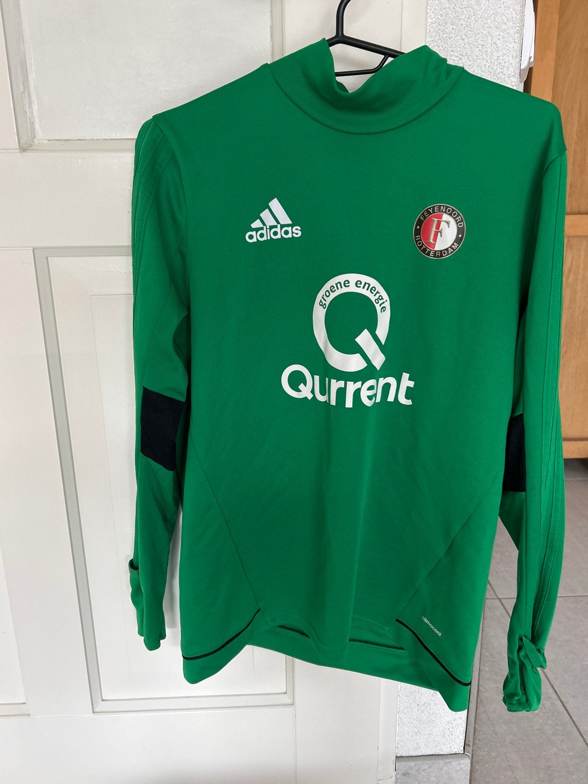 Feyenoord keepershirt Adidas maat 164 (valt groot), Ophalen, Gedragen, Overige maten, Groen