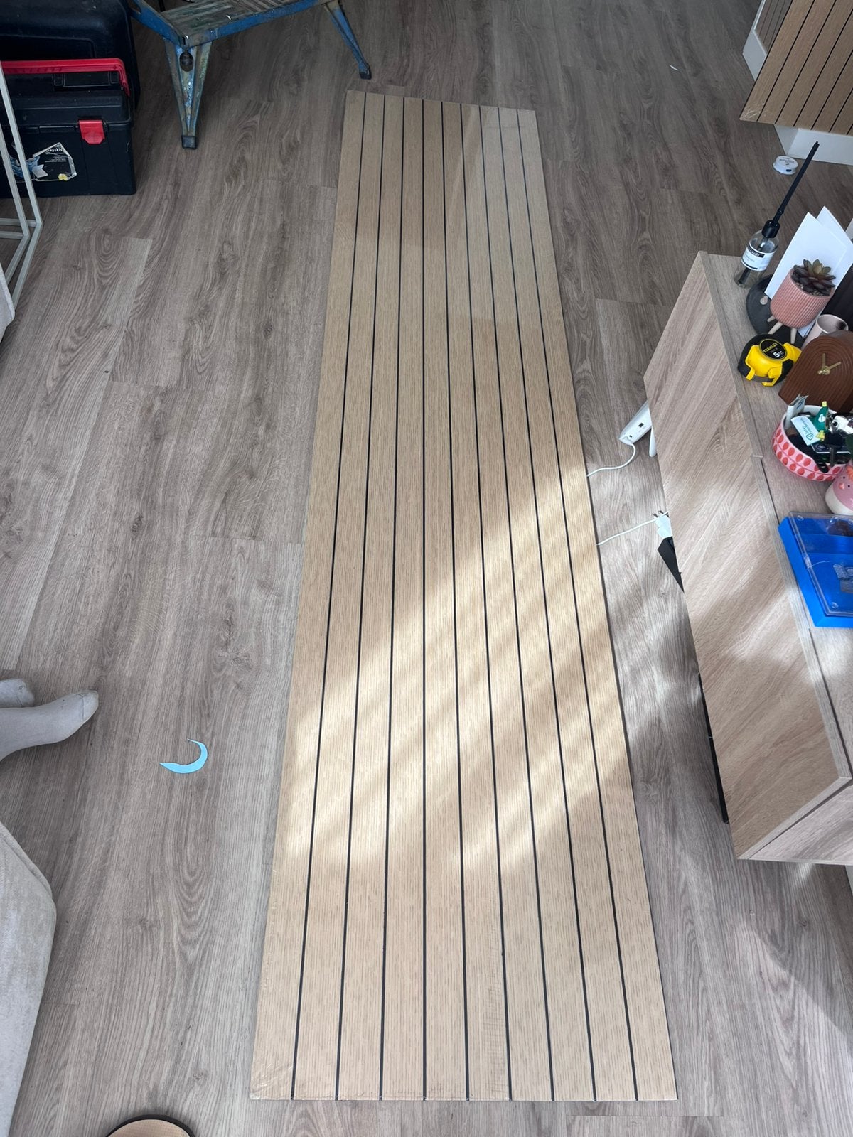Akupanelen eikenhout Nieuw (3x), Doe-het-zelf en Verbouw, Platen en Panelen, Ophalen, Nieuw, Overige materialen