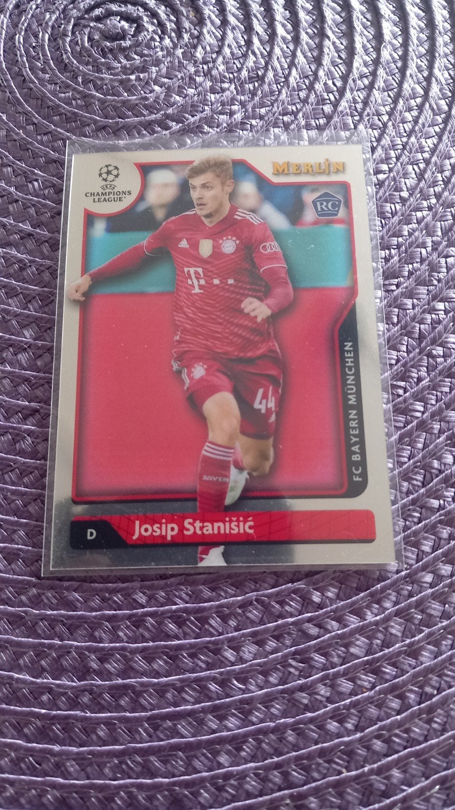 Josip Stanisic Topps Merlin Champions League kaart, Ophalen of Verzenden, Zo goed als nieuw, Buitenlandse clubs, Spelerskaart