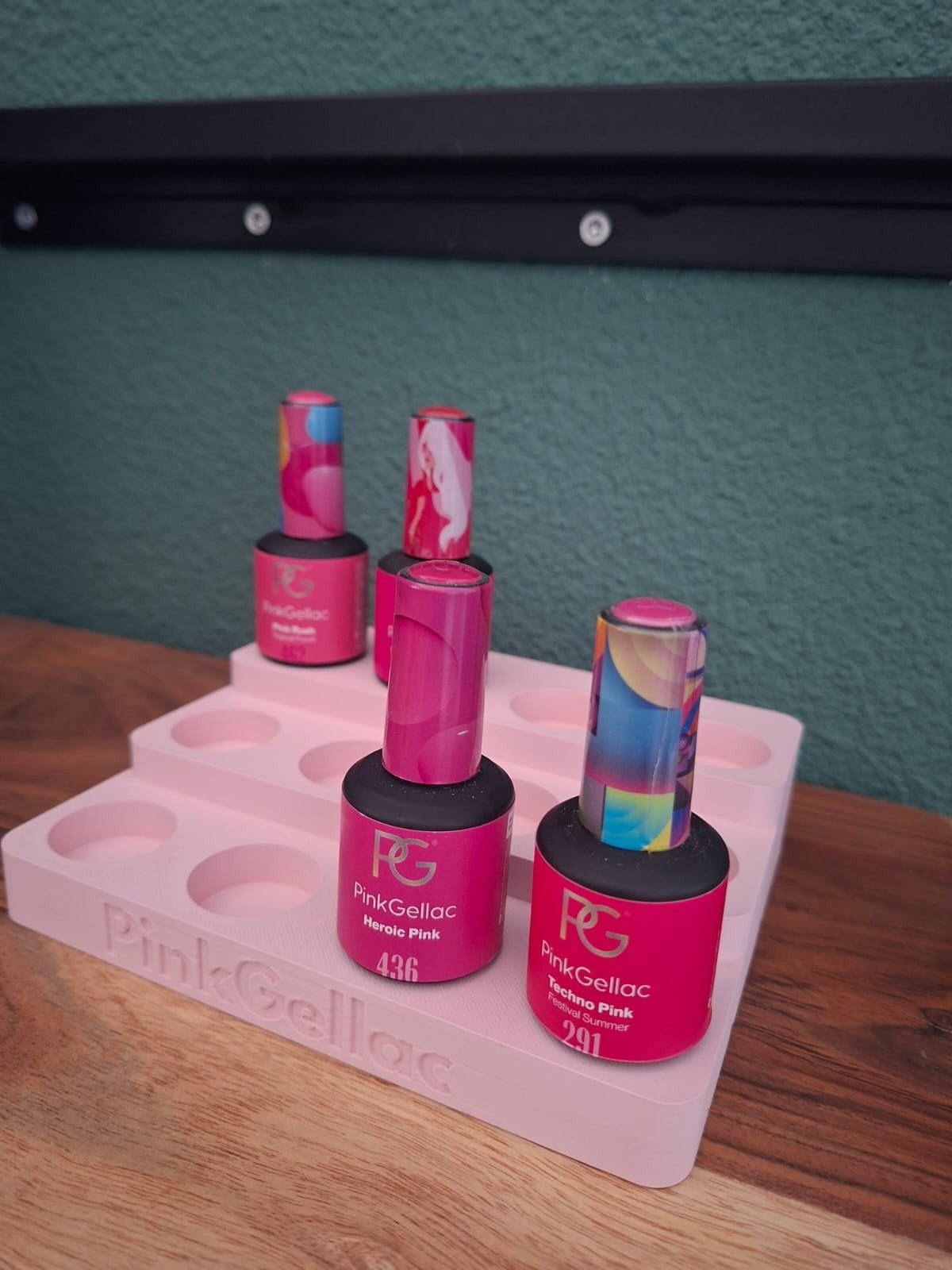 pink gellac display (exclusief nagellak!), Ophalen of Verzenden, Nieuw, Roze, Handen en Nagels