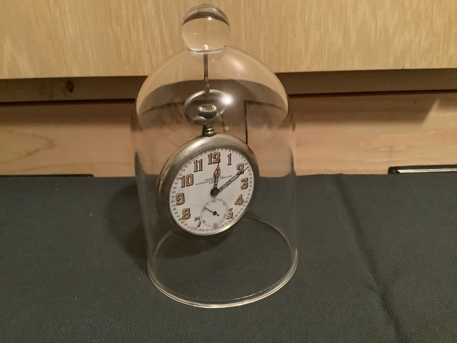 Tk antiek nog prima werkend zak horloge, klokje onder kapje, Sieraden, Tassen en Uiterlijk, Horloges | Antiek, Ophalen of Verzenden