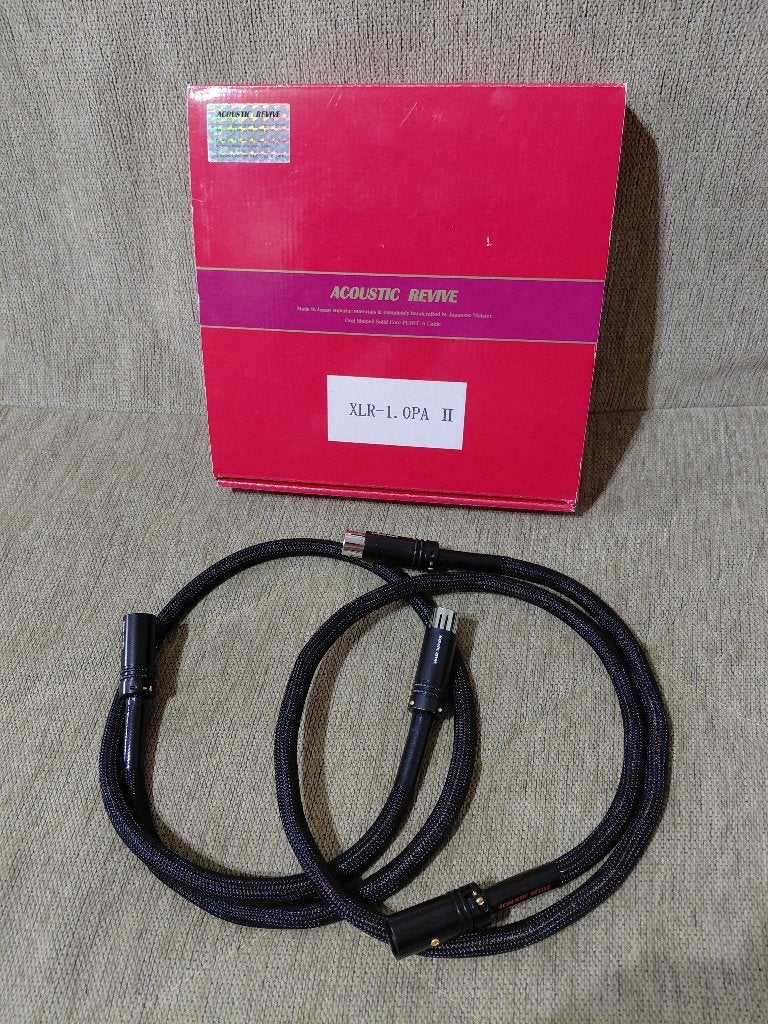 Acoustic Revive XLR-1. OPA II, Ophalen of Verzenden, Zo goed als nieuw, Minder dan 2 meter, Interlink-kabel