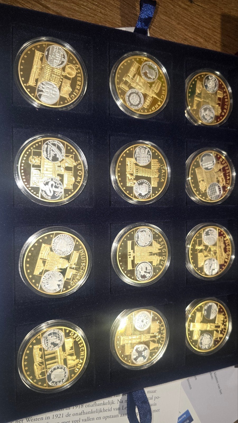 Eerste Euro Afslagen Amsterdams Muntkantoor., Postzegels en Munten, Munten | Europa | Euromunten, Setje, Overige landen, Zilver