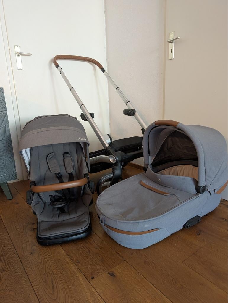 Mutsy Icon Kinderwagen met reiswieg en wandelwagenzitje, Ophalen