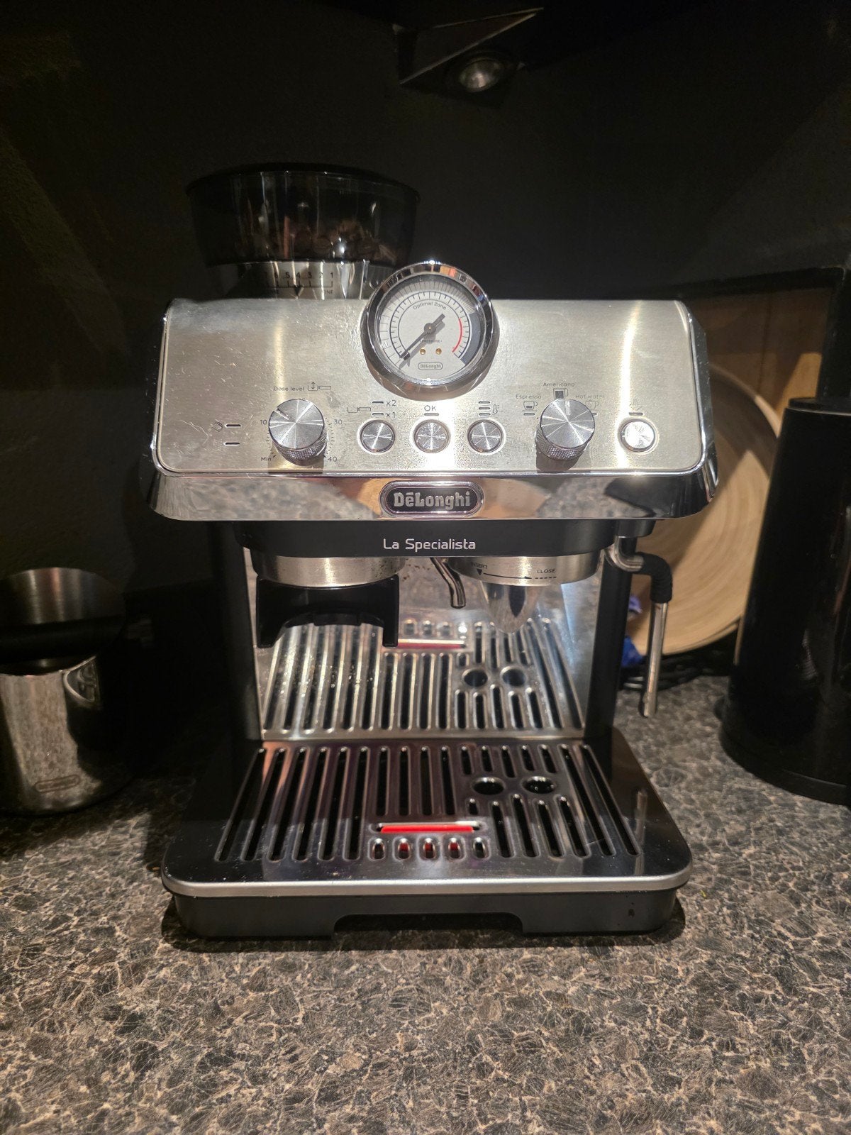 Delonghi La Specialista espressomachine zilver + accessoires, Witgoed en Apparatuur, Koffiezetapparaten, Ophalen of Verzenden