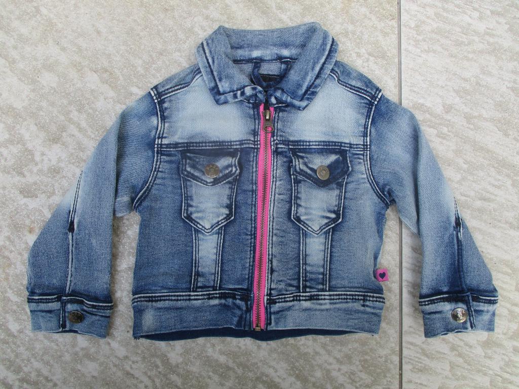 Baby Blue spijkerjas blauw jasje maat 74 jas / spijkerjasje, Meisje, Baby Blue, Ophalen of Verzenden, Zo goed als nieuw