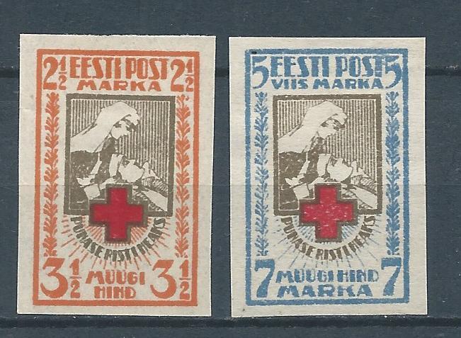 C640 - Baltische staten – Estland MiNr 29B-30B (ongebruikt), Ophalen of Verzenden, Overige landen, Postfris