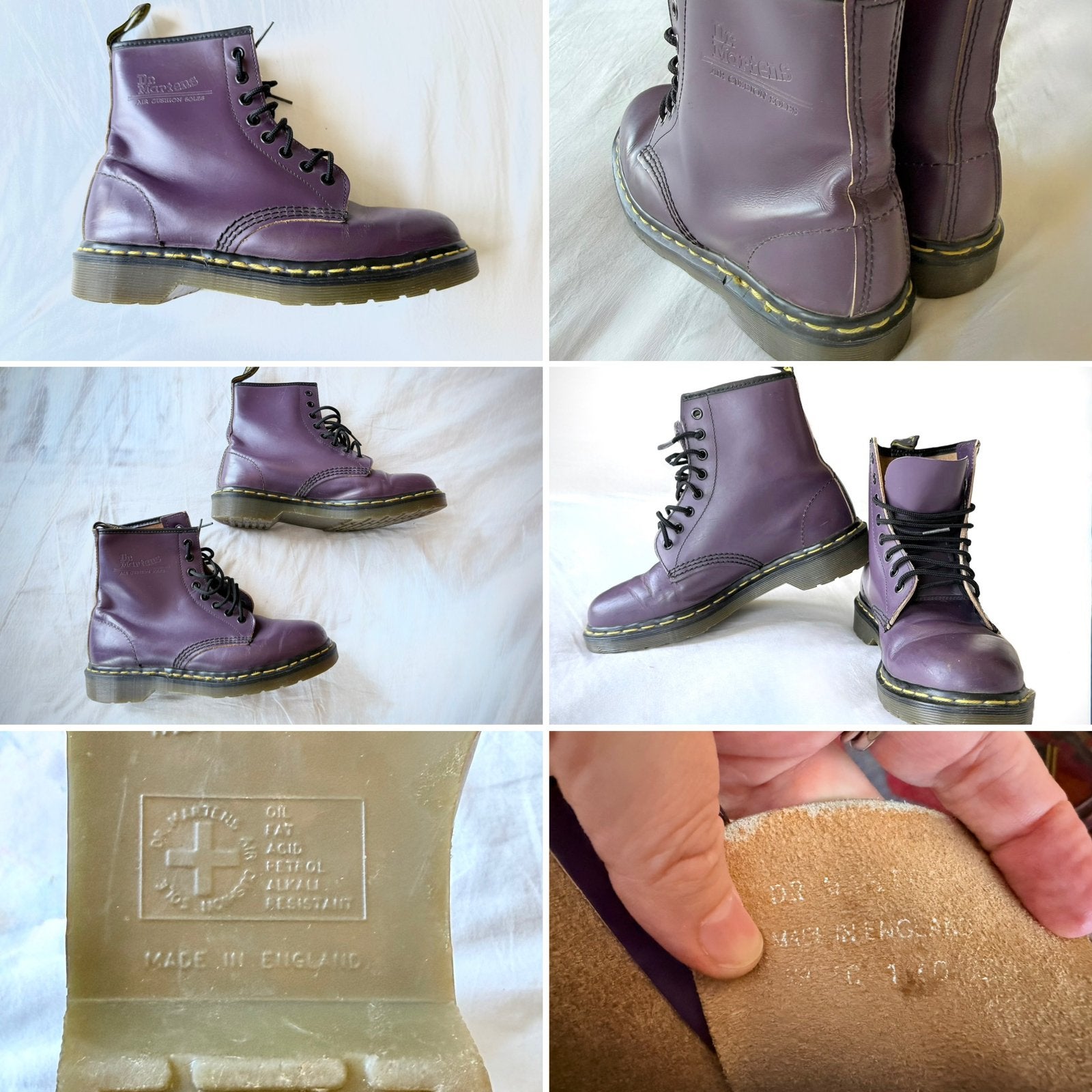 Zeldzame vintage Dr. Martens Made In England 1997 39/40, Overige kleuren, Lage of Enkellaarzen, Ophalen of Verzenden, Zo goed als nieuw