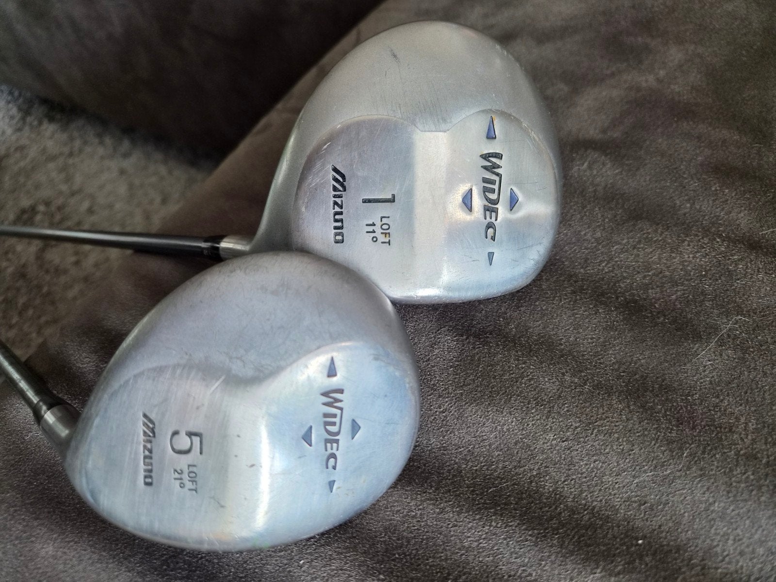 Mizuno Widec  1 & 5 Wood Golfclubs, Sport en Fitness, Ophalen, Gebruikt, Club, Mizuno