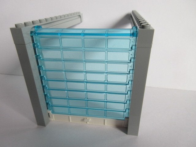 nr. 2679, Roldeur in grijze stenen, ophaaldeur, Ophalen of Verzenden, Zo goed als nieuw, Complete set, Lego