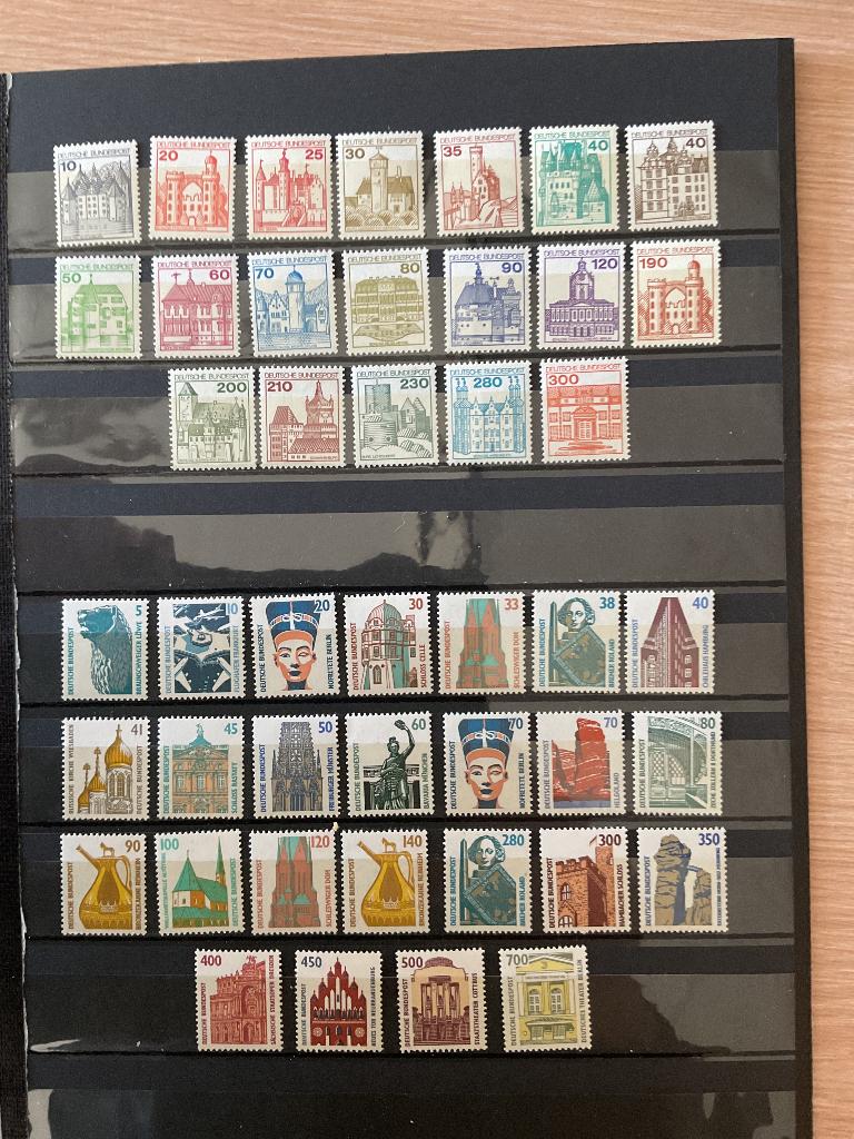 Bundespost 2 series rolzegels, allemaal met nummer, Verzenden, BRD, Postfris