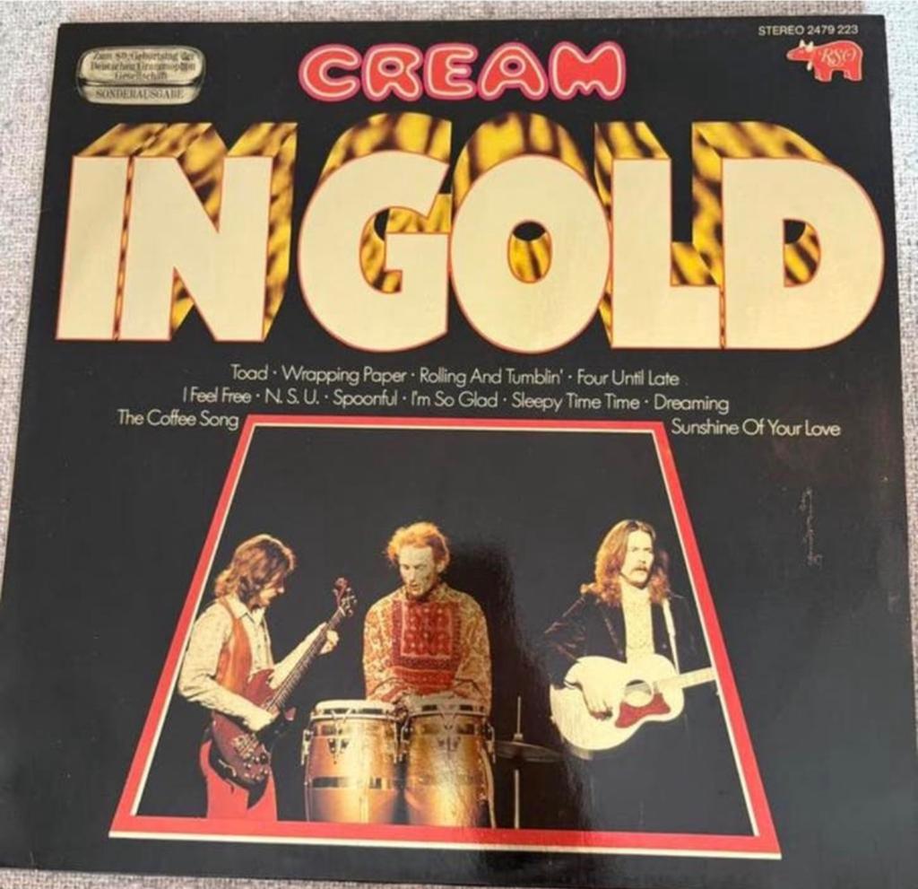 Lp vinyl Cream - In gold, Ophalen of Verzenden, Gebruikt, Overige formaten