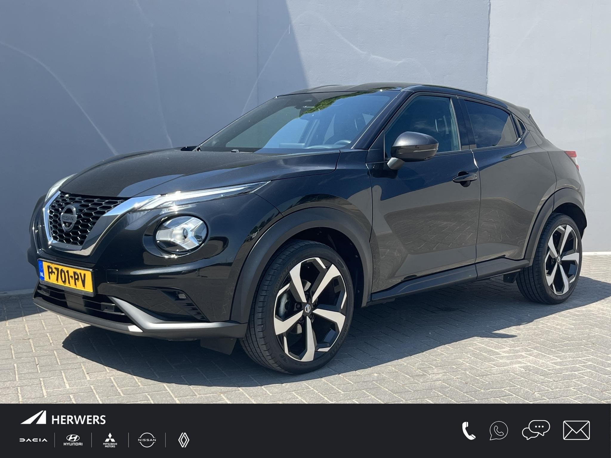 Nissan Juke 1.0 DIG-T N-Design / Premium Audio Systeem / Col, Auto's, Euro 6, Zwart, Leder, Bedrijf