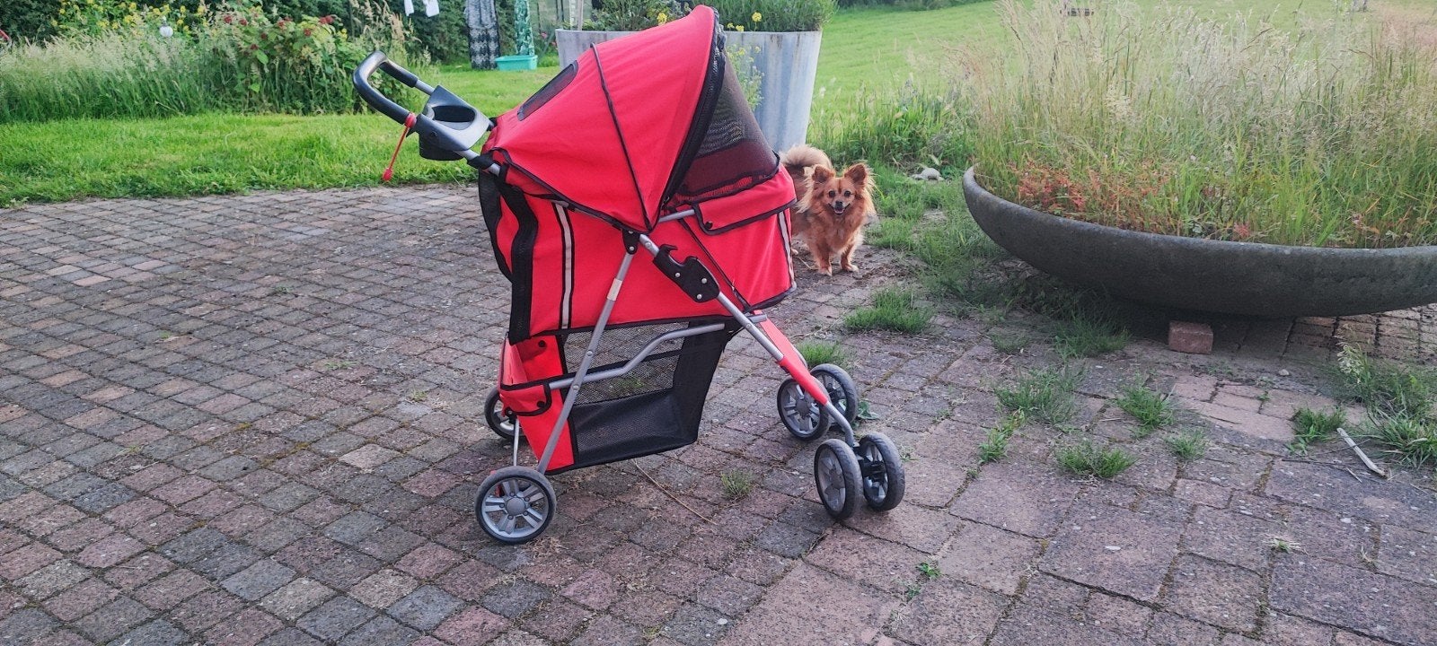 Vlotte hondenbuggy, wandelwagen, geschikt voor max 20 kg, Ophalen of Verzenden
