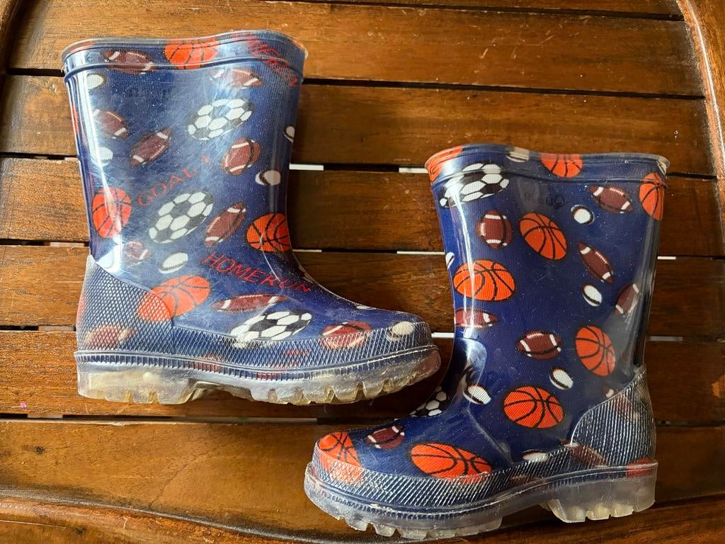 Regenlaarzen maat 24, Kinderen en Baby's, Kinderkleding | Schoenen en Sokken, Ophalen of Verzenden, Gebruikt, Jongen of Meisje
