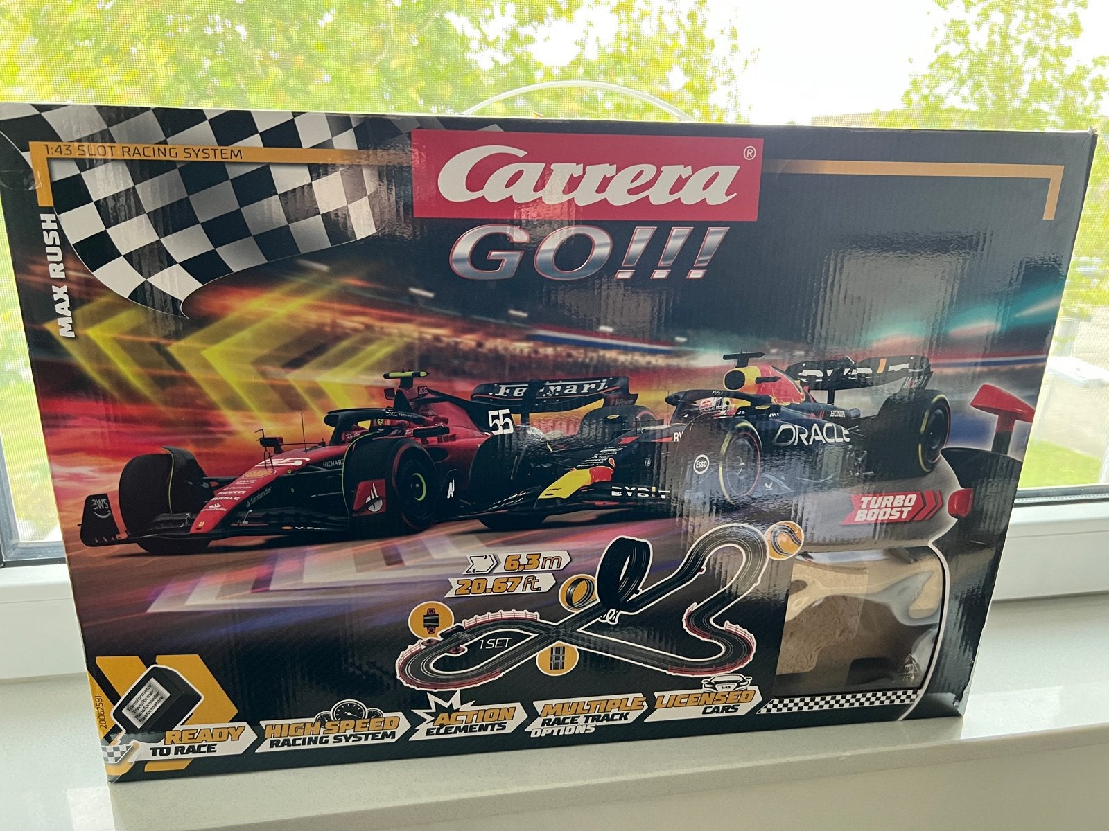 Carrera GO!!! Max Rush Racebaan - Formule 1, Racebaan, Carrera, Nieuw, Ophalen of Verzenden